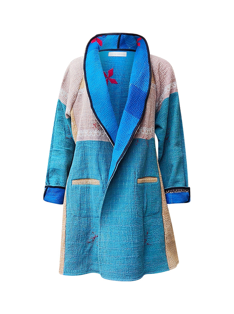 kantha vintage coat short tejasvi