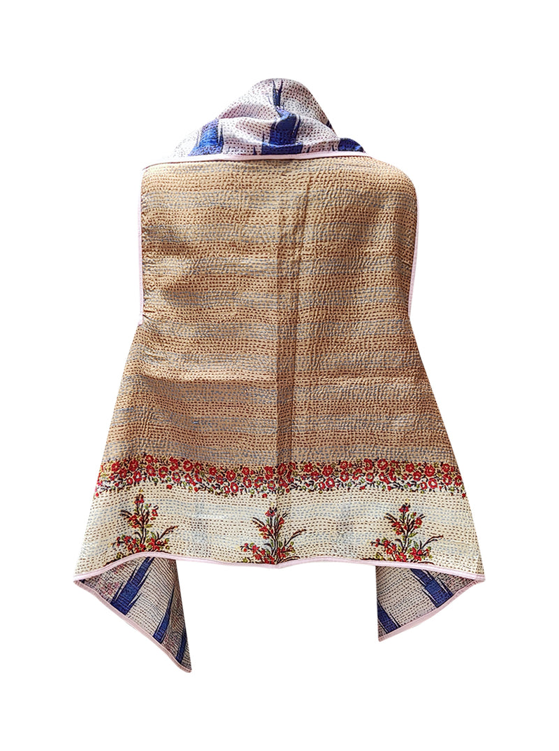 kantha vintage silk cape rashmi