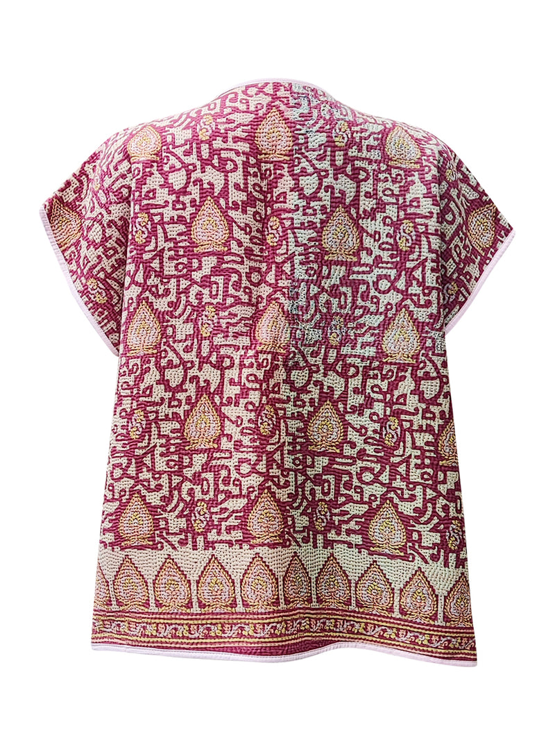 kantha reversible vest ramya