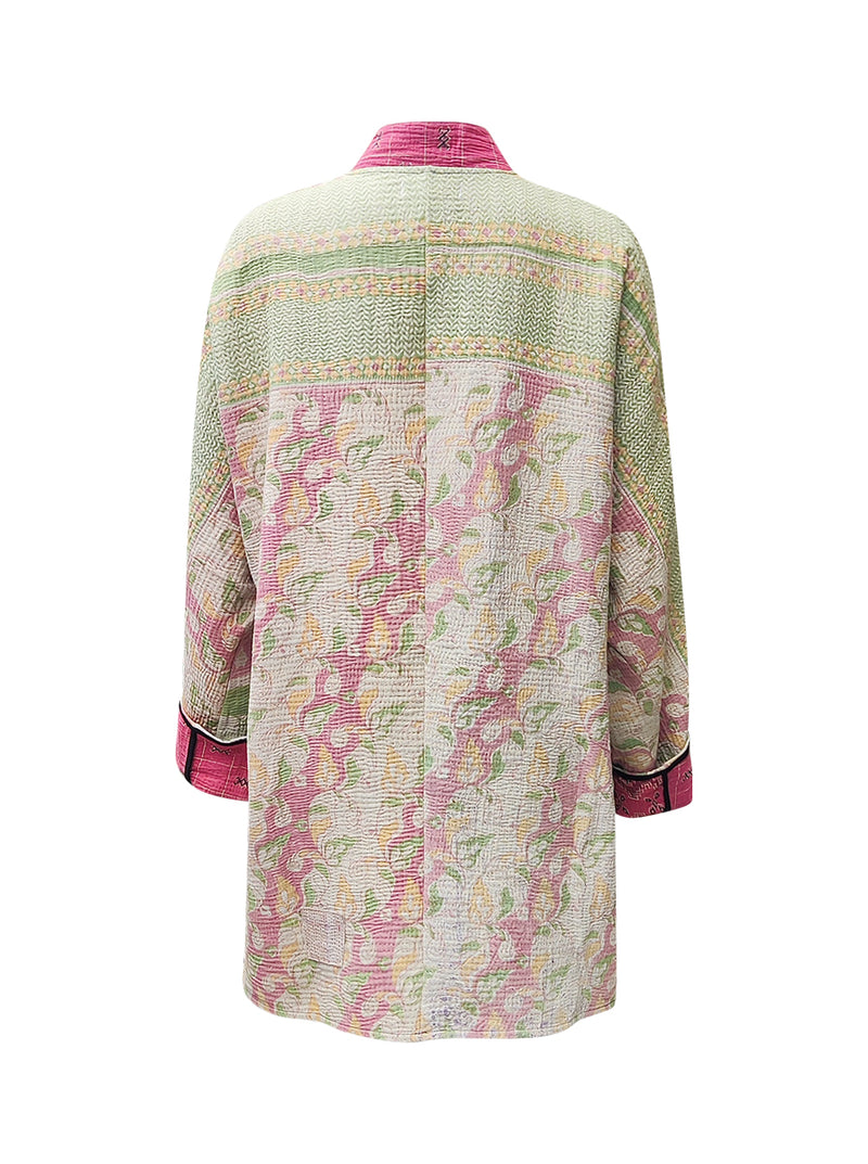 kantha vintage long jacket aadiyogi