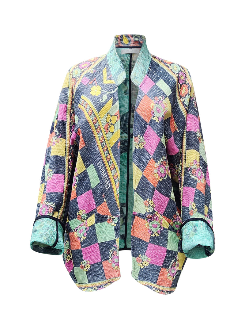 kantha vintage short jacket durjaya