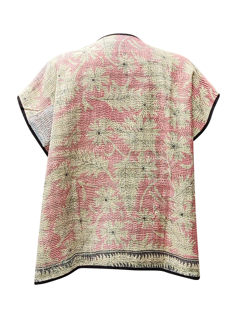 kantha reversible vest amala