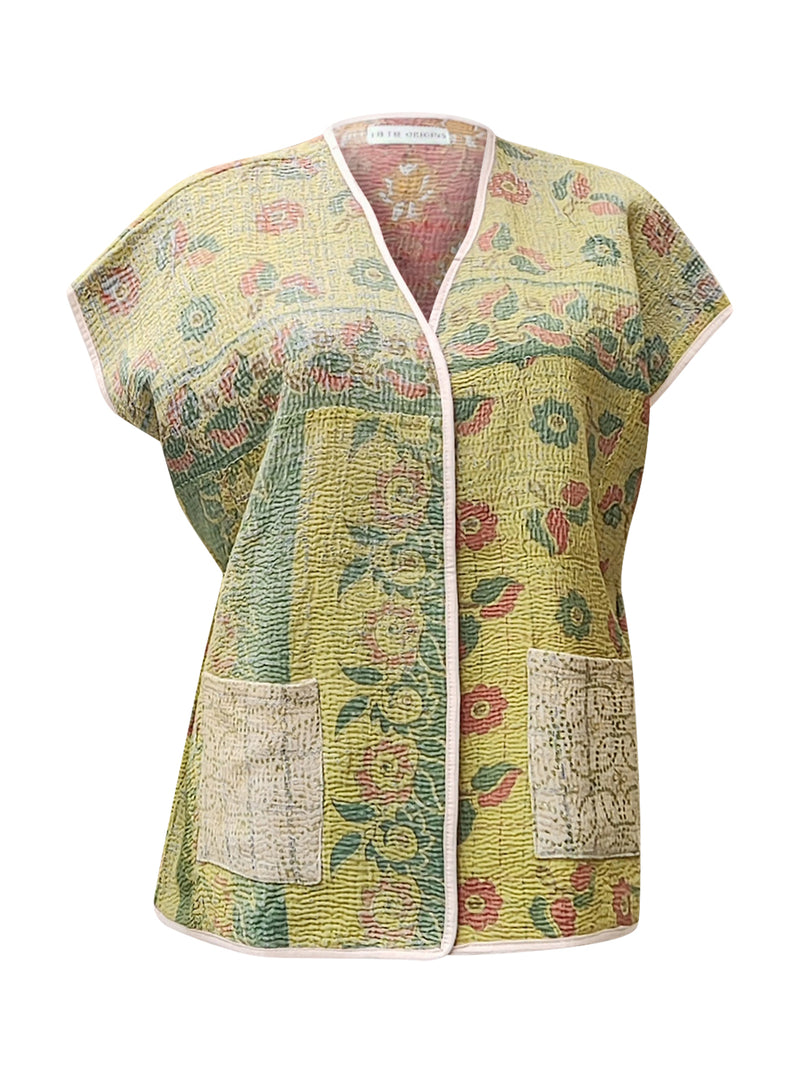 kantha reversible vest veeresh