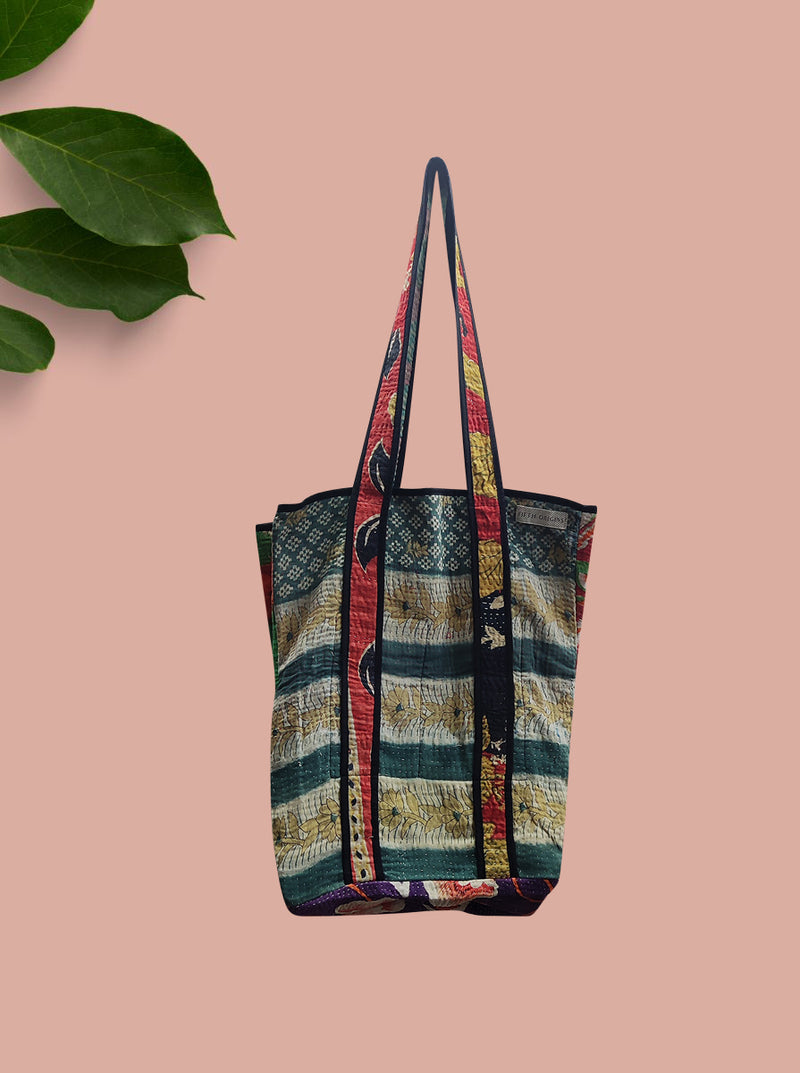 kantha vintage tote