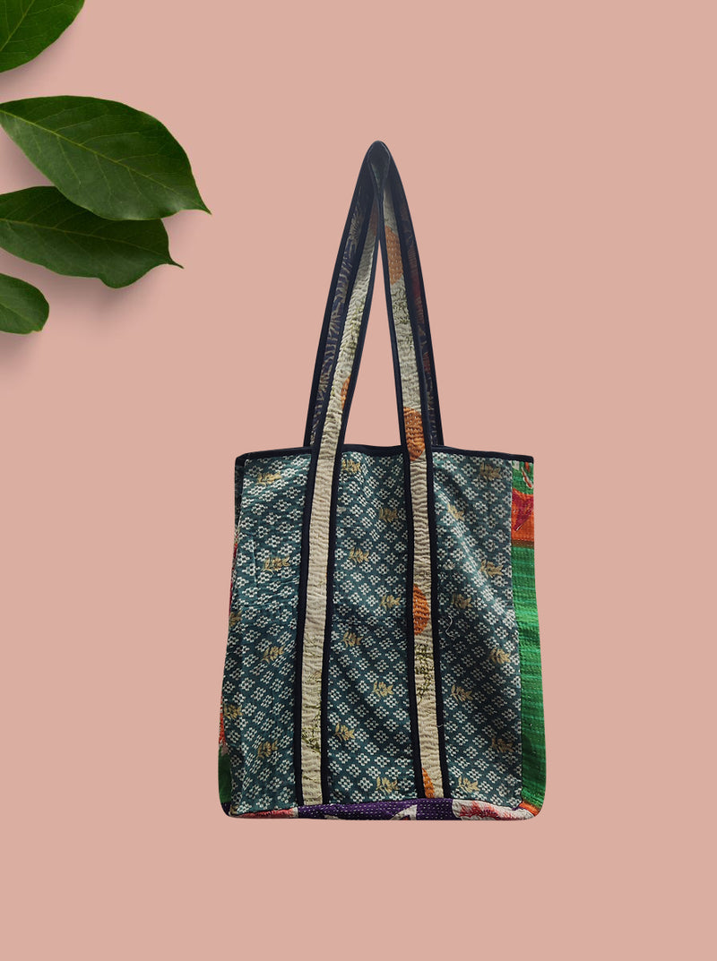 kantha vintage tote