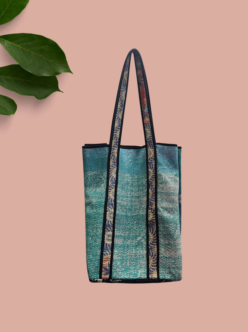 kantha vintage tote