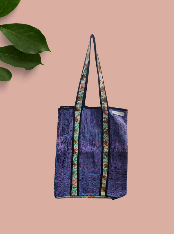 kantha vintage tote