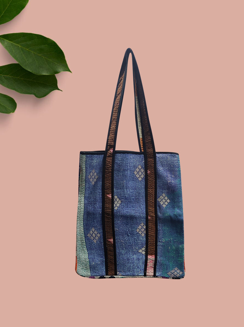 kantha vintage tote