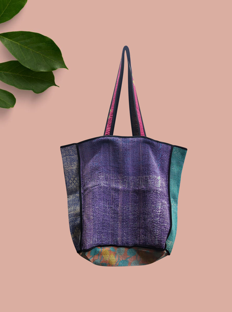 kantha vintage tote