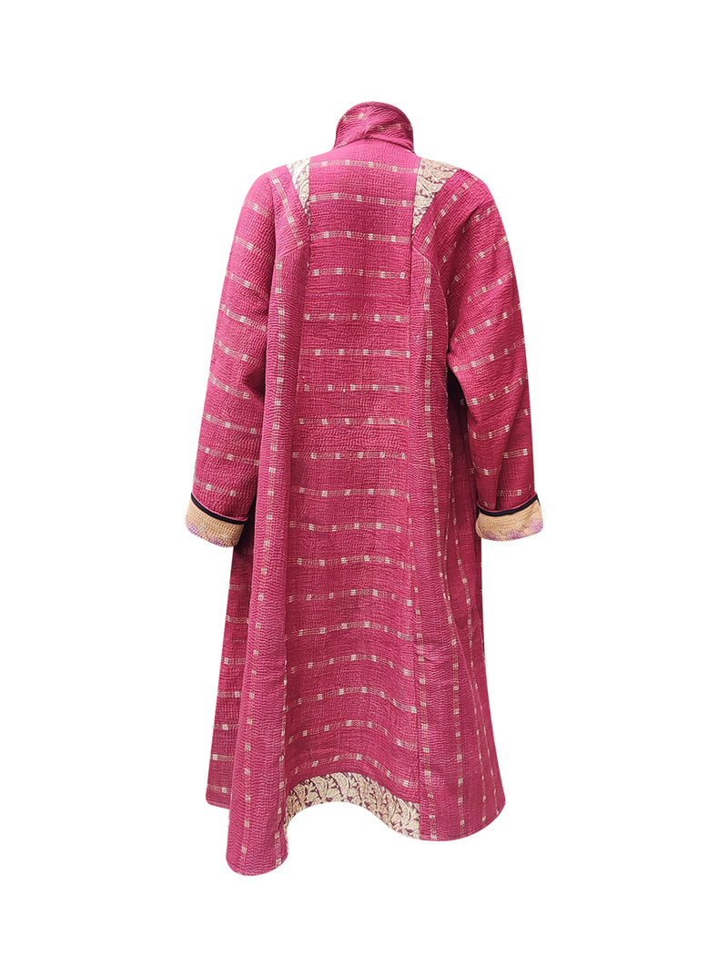 kantha vintage coat long madhava