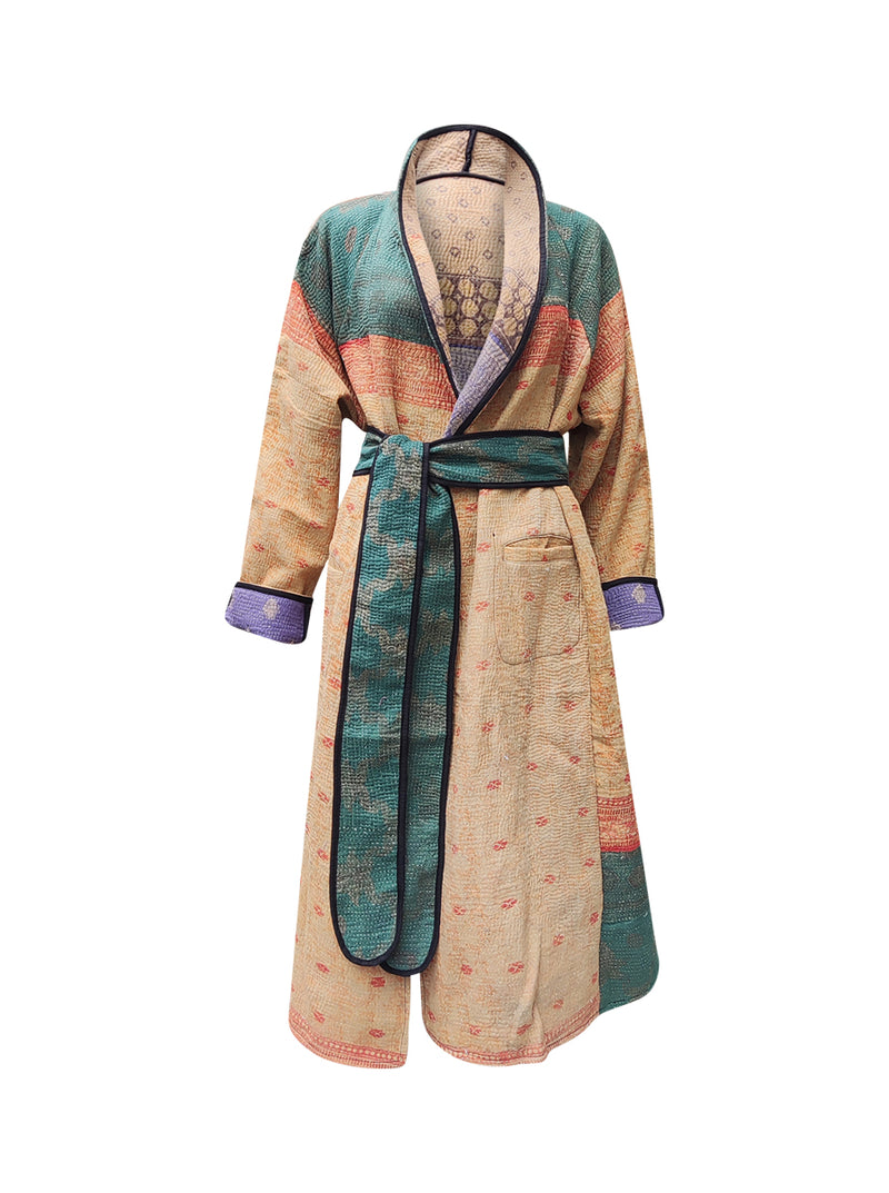 kantha vintage coat long kamalnath