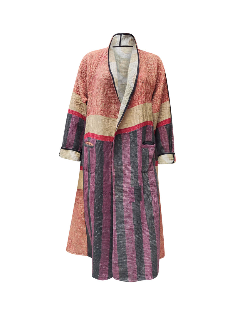 kantha vintage coat long jayantah