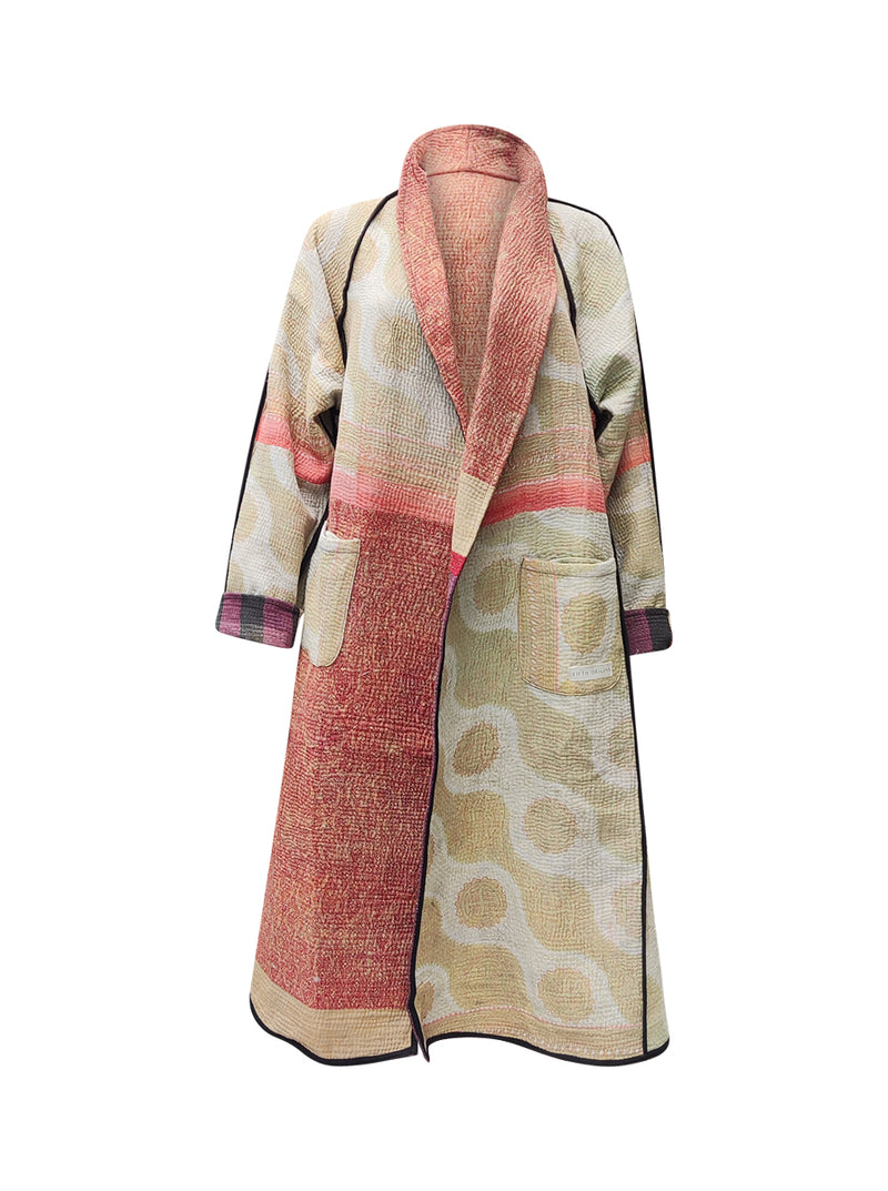 kantha vintage coat long jayantah