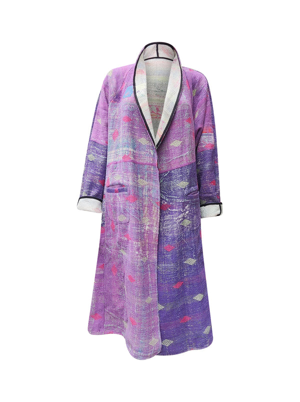 kantha vintage coat long gopal