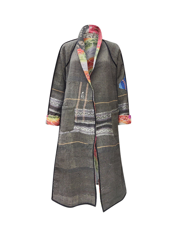 kantha vintage coat long balkrishna