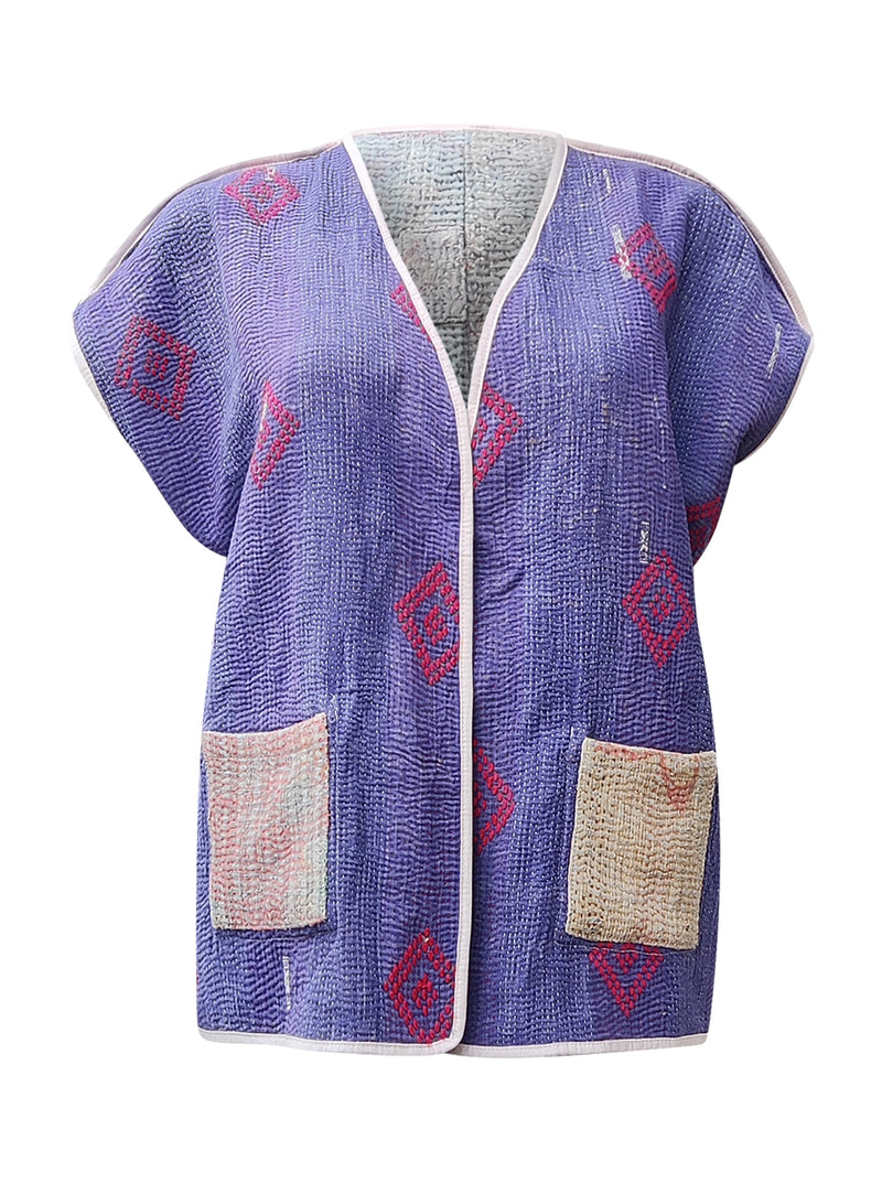 kantha reversible vest srimati