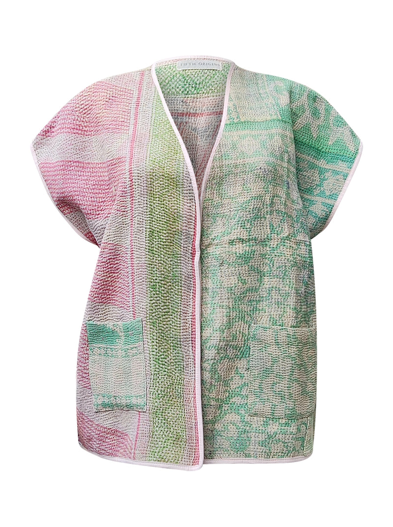 kantha reversible vest shreeji