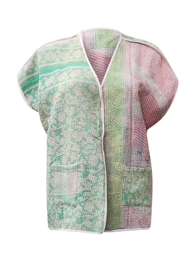 kantha reversible vest keshavi