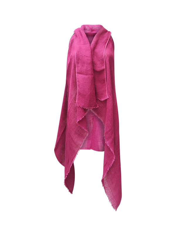 cape infinity linen pink zero waste edition