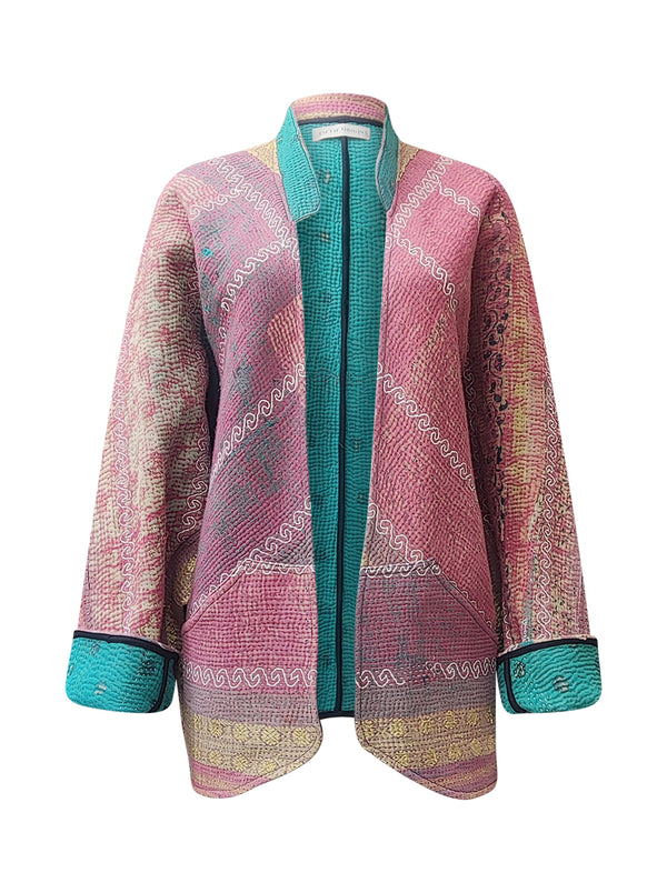 kantha vintage short jacket emma