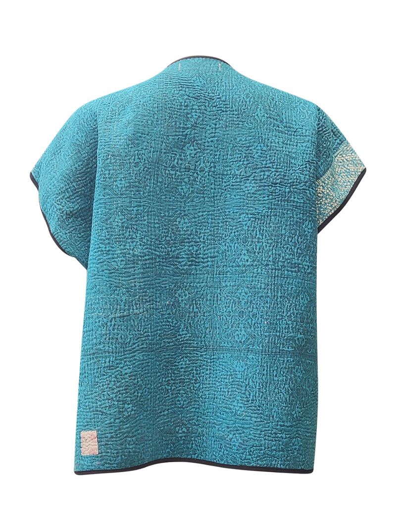 kantha reversible vest avni