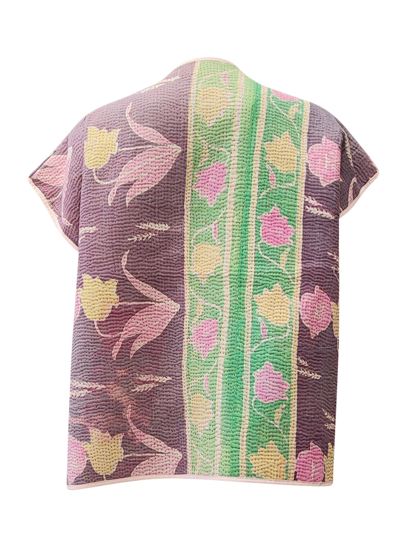 kantha reversible vest mishka