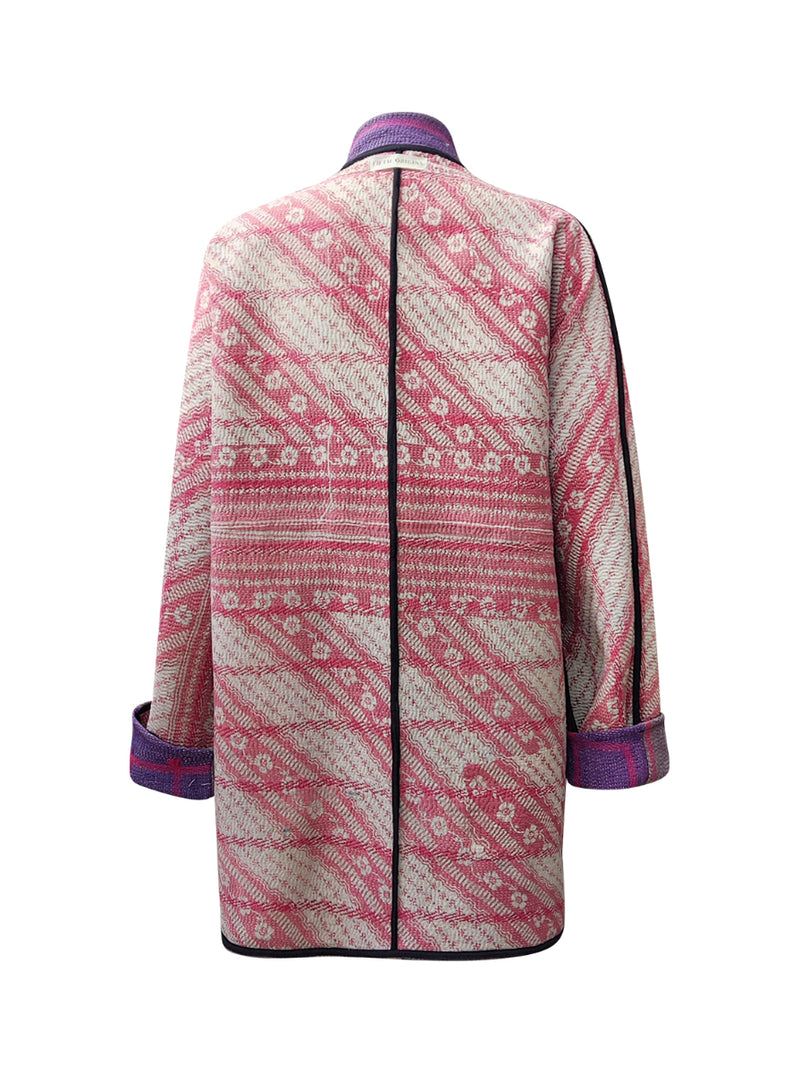 kantha vintage long jacket satvika