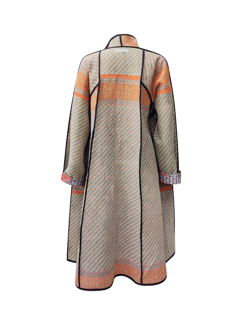 kantha vintage dress coat long yashvi