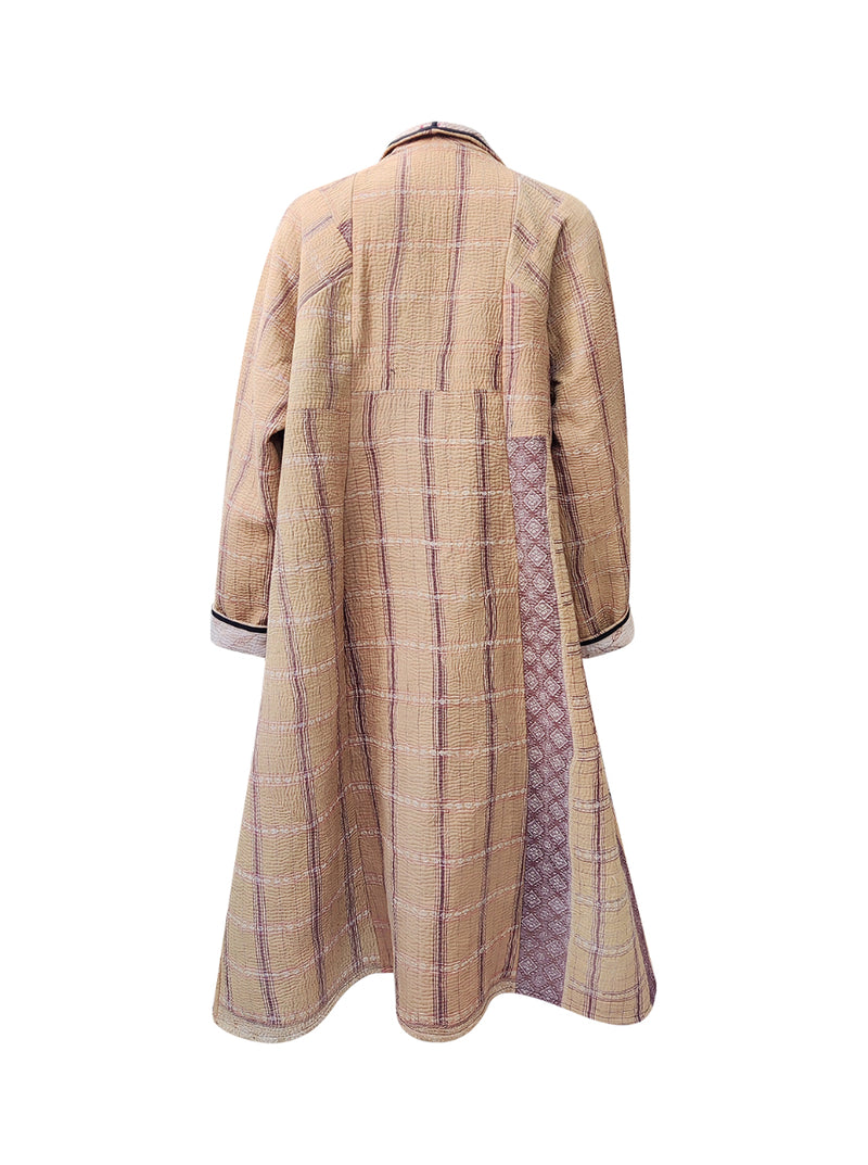 kantha vintage dress coat long gauri