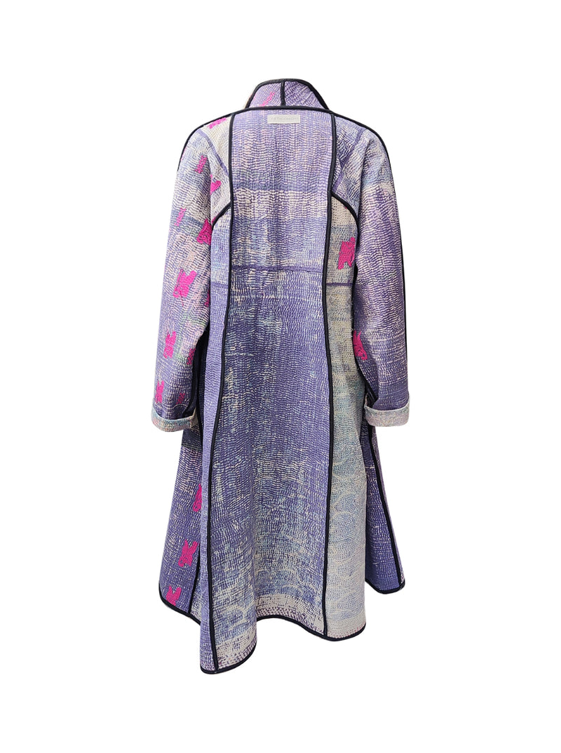 kantha vintage dress coat long riddhi