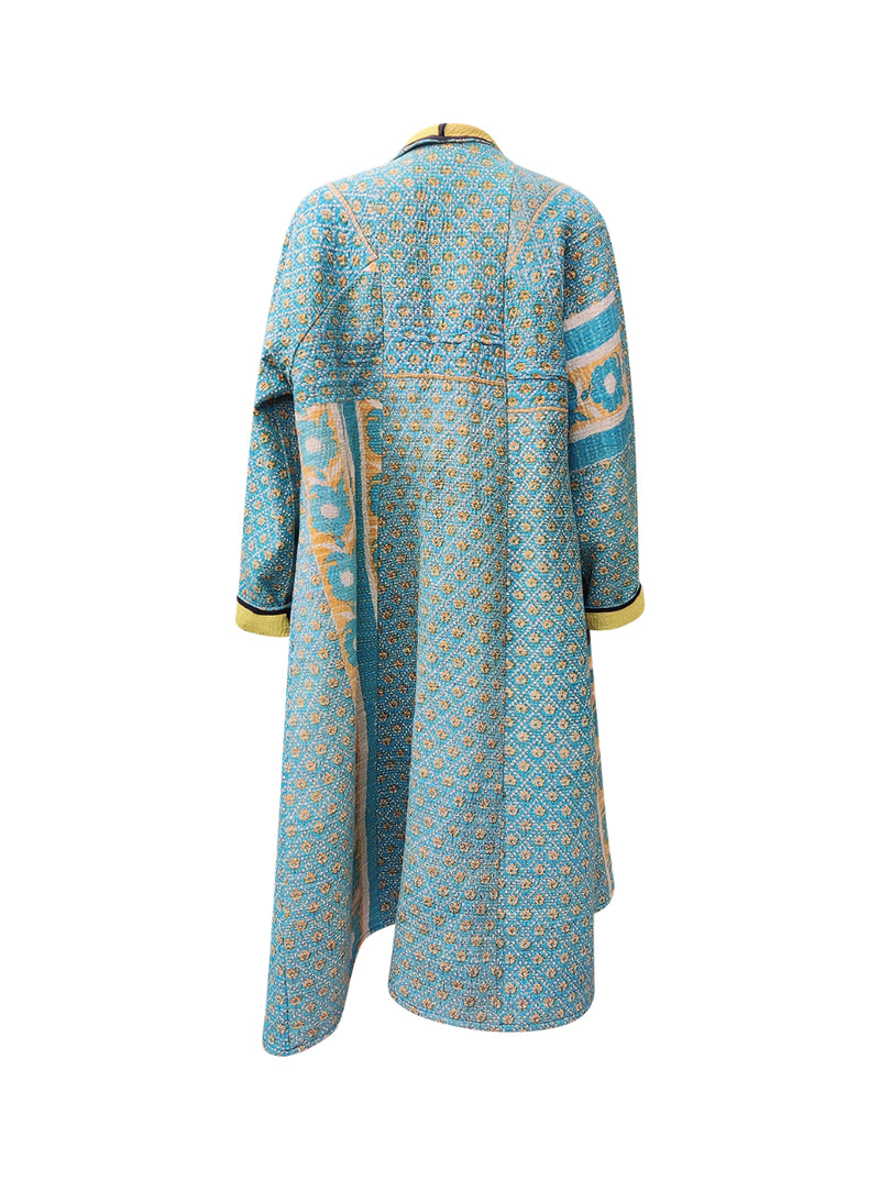 kantha vintage dress coat long jivika