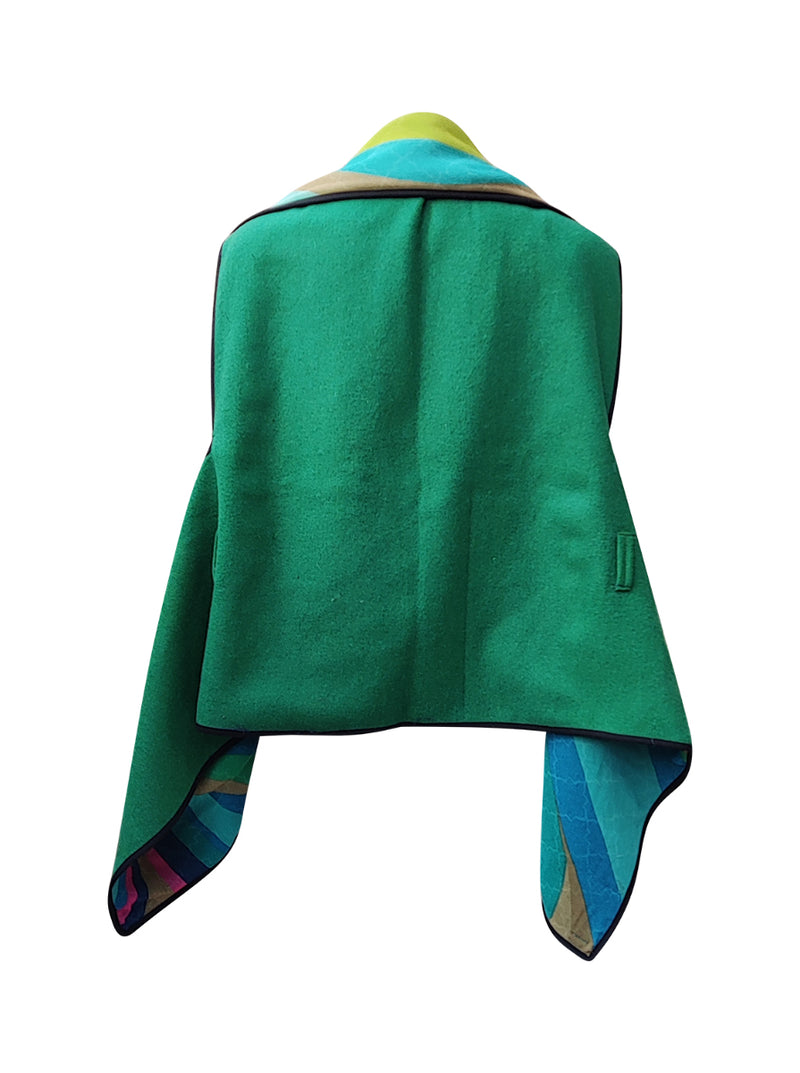 ReSaree felt cape geeta