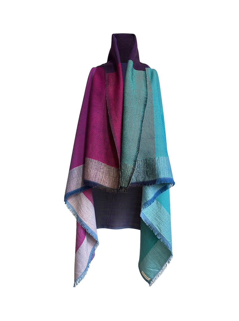 new in ! cape infinity wool morning