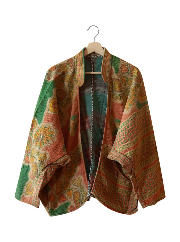 kantha vintage short jacket ankita (sonar)